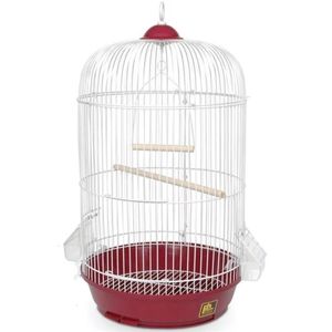 S Prevue SP31999R Round Red Rood - Small Cage S Bird Nest 230516