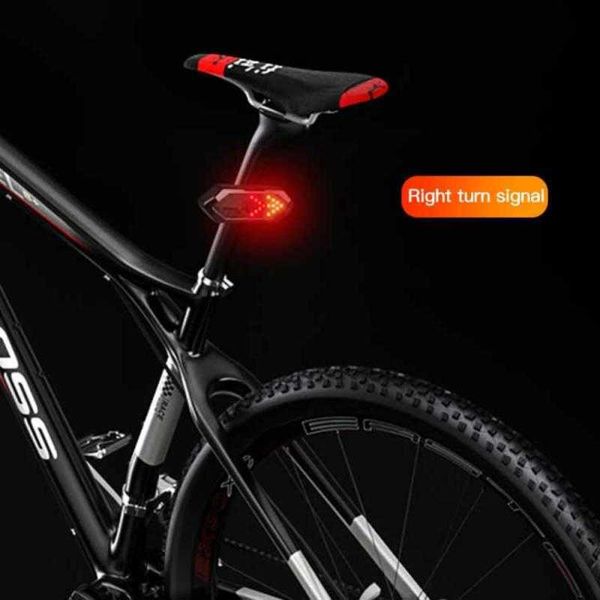 s télécommande vélo feu arrière klaxon 32 perles de lampe vélo USB charge clignotants nuit équitation sécurité voyant d'avertissement 0202