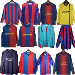 S Retro Soccer Jerseys 1991 1992 1996 1997 2003 2004 2005 2006 2007 2008 2009 2010 RONALDINHO A.INIESTA Manches longues 91 92 96 97 03 04 05 06