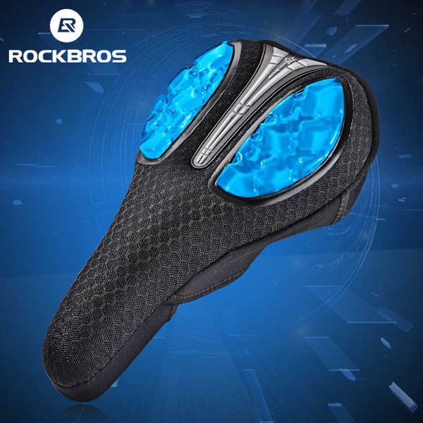 s ROCKBROS Bicicleta Geles de Silicona Líquidos Sillín Ciclismo Mat Cómodo Cojín Suave Funda de Asiento para Bicicleta Parte 0131