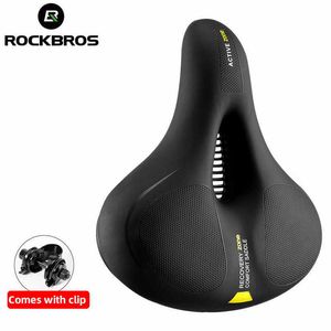 S RockBros Bicycle Rainproof PU Surface Soft Memory Sponge Shockproof fietsen MTB Reflecterende Bike Saddle Seat 0131