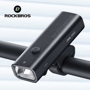 S RockBros Bike Rainproof Type-C laad LED 2000 MAH MTB voorlamp koplamp Aluminium Ultralicht zaklampfietslicht 0202