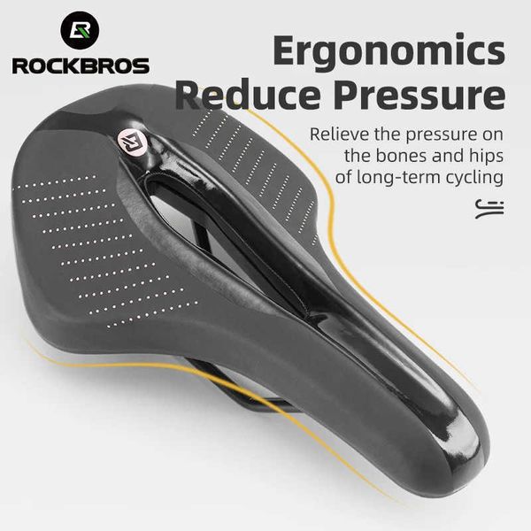 s ROCKBROS cyclisme respirant confortable coussin imperméable doux ultra-léger vtt vélo de route siège selle vélo accessoires 0131