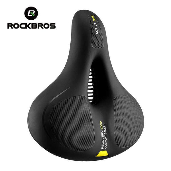 S ROCKBROS VTT Gros Cul Vélo Route Cycle Selle VTT Siège Absorbeur Large Confortable Accessoires 0131