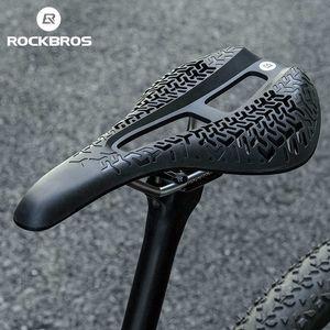 S Rockbros Nylon Fiber Ultralight Races stoel fietsen ademende holle fiets Seatpost MTB Road Bicycle Saddle 0131