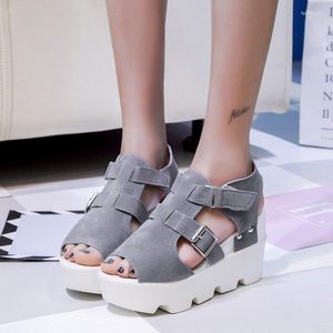 S Sandales 2024 Femmes Talon Talon noir Blanc Blanc Casual Footwear Open Toe Plateforme Girls High Heels Summer Femal's Shoes Cendages Sandal Caual Girl 'Shoe