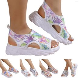 S Sandalen oversized sport zomer dikke zool geweven zachte casual platte bodem uitgehold voor vrouwen maat 11ww sandaalovergebruikte sport calueel