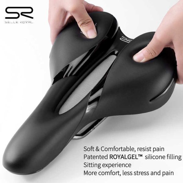 s SELLE ROYAL Vélo Origine Italie Siège Hydrofuge RoyalGEL Silicone Casual Off-road Doux Creux VTT Selle De Vélo 0131