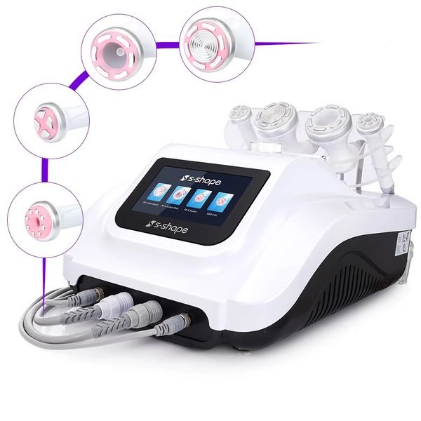 S-shape 30k Ultrasons Cavitation RF Amincissant Ems Électroporation Vide Aspiration Corps Visage Soins de La Peau Machine