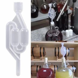 Esclusas de aire en forma de S, válvula de sello fermentador de tope de llave de aire de burbujas caseras con arandela de comida de alimentos fabricación de vino