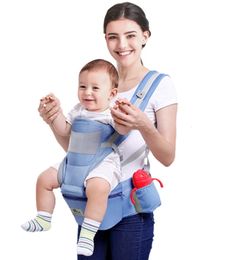 S Slings Mochilas Taburete de cintura para bebé con bolsa de almacenamiento Canguro Hombro Swaddle Sling Infant Kid Wrap Mochila ergonómica Hipseat 231010