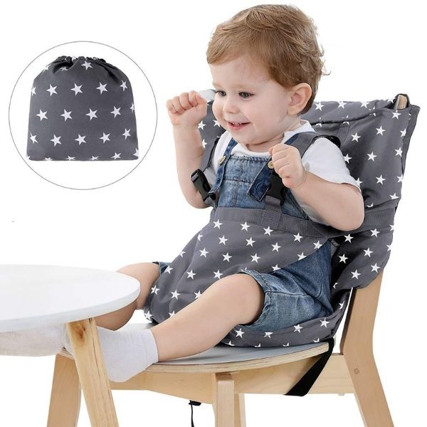 s Slings Sacs à dos Siège facile Chaise haute portable Harnais de voyage pratique en tissu lavable Convient au sac à main pour les nourrissons plus sûrs J15 22 230726