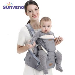 S Slings Backpacks Sunveno Ergonomische baby Baby Kangaroo Kind Hip Seat Tool Babyhouder Sling Wrap rugzakken Baby Travel Activity Gear 230203