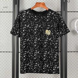 S Summer T-shirt Luxury Classic Gold Stamping Imprimé Letter Boy London Tshirts Mentes courtes Femmes décontractées avec lettre de marque Tshirt DX0X