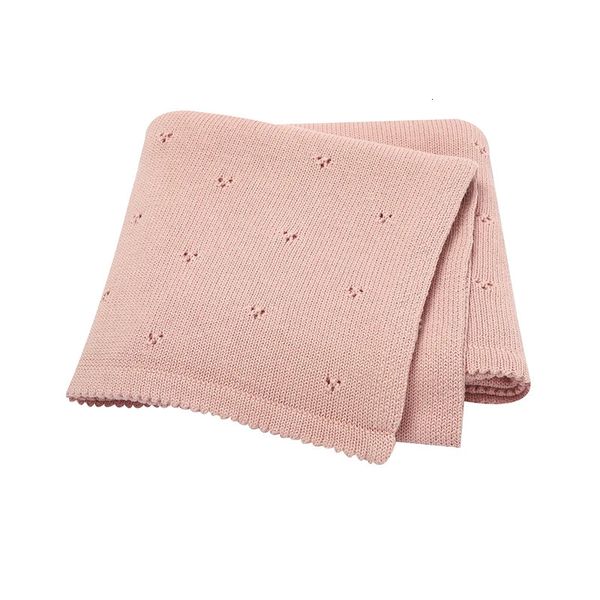 S Super doux or bébé bébés garçons filles coton tricot sommeil couettes couvertures pour poussette 90 70 cm enfants jeter tapis 231226