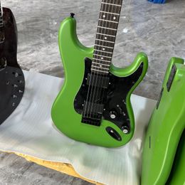 S T Gitarre, grüne Farbe, satiniert, Griffbrett aus Palisander, kostenloser Versand E-Gitarre