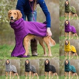 S tot 5xl winter warme huisdierkleding hond dikke kleding jas fleece fluweel voor middelgrote grote honden wolfshond herder y200917