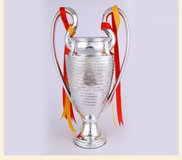 s Trophy Arts Soccer League Kleine fans voor collecties Metaal Zilver Kleur Woorden met Madrid1390025