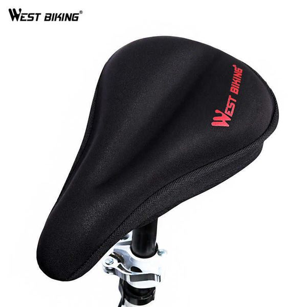 S WEST BIKING – housse de siège de vélo souple et confortable en montagne, selle épaisse en Gel de silice, Sattel de cyclisme 0130