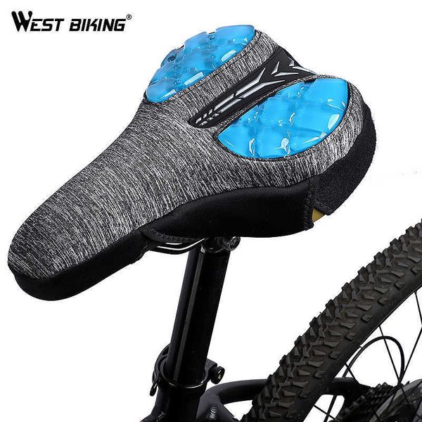 S West Ciclismo Líquido Sil Bicicleta Soft Bicicleta Mat de ciclismo Cojón cómodo Cubierta de sillín Bike Asiento de asiento 0130