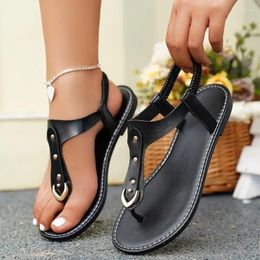 S Women Woman Sandalen plat pu schoenen gesp
