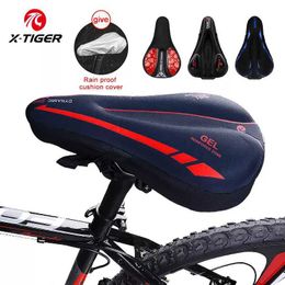 S X-Tiger Dikke schokbestendig 3D-gelblokkussen Cushion Mountain Bike Saddle Road Bicycle Seat Cycling Accessories 0130