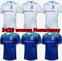 S-XL 2024 Fiji Rugby Jerseys MUJERES Equipo nacional de sietes 2023 Copa del mundo Sistema de 7 personas Hogar lejos Blanco Rojo Azul Negro FIJIAN DRUA Manga corta