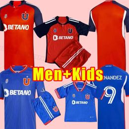 S-XXL 23 24 Universidad De Chile Soccer Jerseys 2023 2024 Osorio Fernandez Assadi Hommes Enfant Femmes Fille Maison Troisième Udechile Football Shirts Kit Enfants