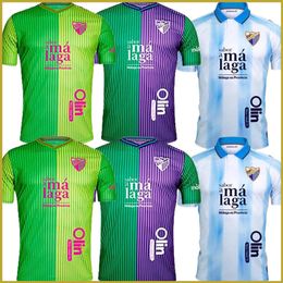 23 24 maillots infantiles du Club de futbol de Malaga 202324 visiteurs juanpi Luis Munoz febas Adrian maillots de futbol Burgos casas juankar camiceta futbol