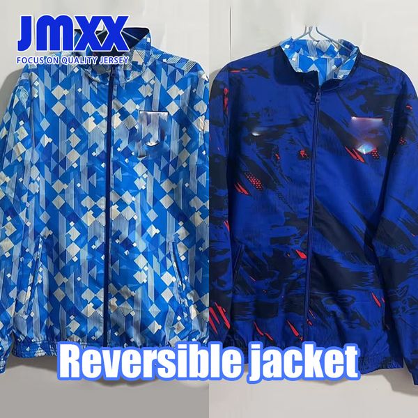 S-XXXL JMXX 24-25 Angleterre Soccer Réversible Jacket Jerseys Mensy Man Football 2023 2024 Version du ventilateur à manches longues à manches longues