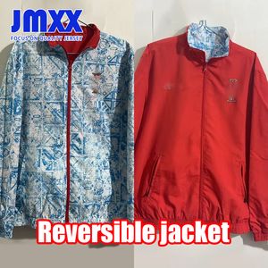 S-XXXL JMXX 24-25 Portugal Soccer Reversible Jacket Jerseys Mens Jersey Man Football 2023 2024 Windscheper lange mouwen fanversie