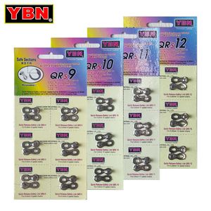 S YBN 6 Pair Bike Link Mountain Cyclingl Bicycle Chain Missing Quick Connector Connecting Master voor 8 9 10 11 12Speed ​​0210