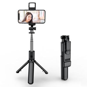 S03s Selfie Stick Trípode Teléfono Trípode para teléfono celular Luz de relleno telescópica portátil Bluetooth Selfie Monopods