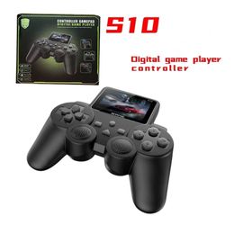 S10 Mini Handheld Game Console Box Retro Klassiek 520 Games Draadloos Gamepad Joystick Controller Videospeler Ondersteuning TV Sluit twee spelers aan voor FC SFC Simulator