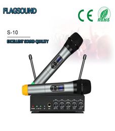 Microphone sans fil S10 UHF BT avec microphone Bluetooth Echo pour système de cinéma maison haut-parleur d'ordinateur Smart TV Livestream59297098092
