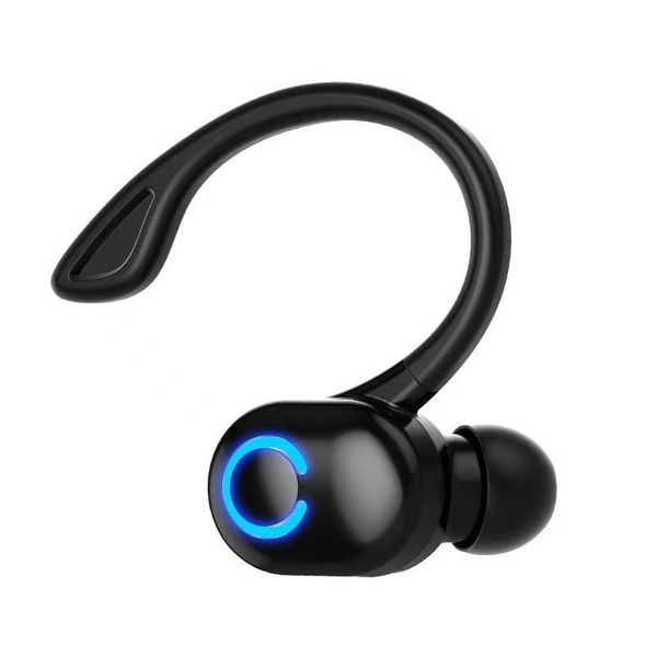 Auriculares inalámbricos S10 con Bluetooth, cascos Bt 5,0 con micrófono, tipo gancho para la oreja, reducción de ruido de bajo retardo, deportes de negocios