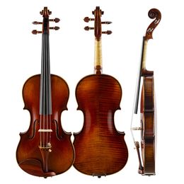 S100C 1/8 4/4 Full Size Handmade Professional Solid Violin voor volwassene