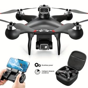 Drone télécommandé à flux optique sans balais modèle Elf noir S116MAX avec double caméra HD 1/2/3 piles de réglage caméra mode sans tête 360 ° intelligent
