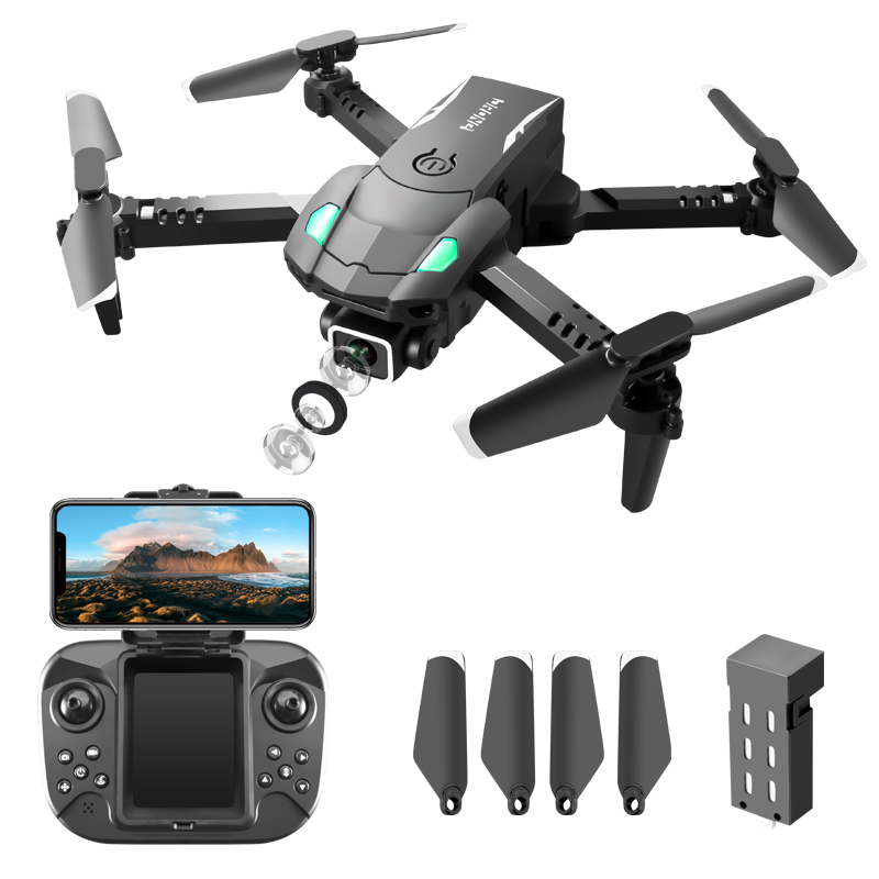 S128 4K Drone HD Tek Kamera Üç Taraflı Engel Kaçınma Akıllı Varlık Katlanabilir Quadcopter İHA Profesyonel RC Kameralı Drone