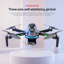 Drone RC professionnel S135 : positionnement GPS précis, moteur sans balais puissant, avec caméra à cardan électrique 1080P sur trois axes, écran LCD