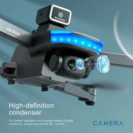 S138 Opvouwbare drone met automatische obstakelvermijding, HD-camera live video, borstelloze motor, zwaartekrachtsensor, optische stroompositionering, gebarenbediening