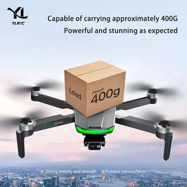 Drone pliable S155 avec moteur sans balais à relais 5G, forte résistance au vent, caméra à cardan à trois axes 2,7K, faible consommation / retour automatique non contrôlé - Standard