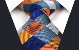 S17 Extra Long Taille Contrôlé Multicolor Mens Craves Coldages 100 Silk Jacquard Woven Gift for Men5106310