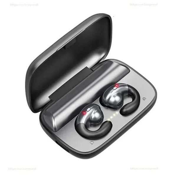 Écouteurs Bluetooth S19 Sports Double oreille Écouteurs Bluetooth Compartiment de charge étanche