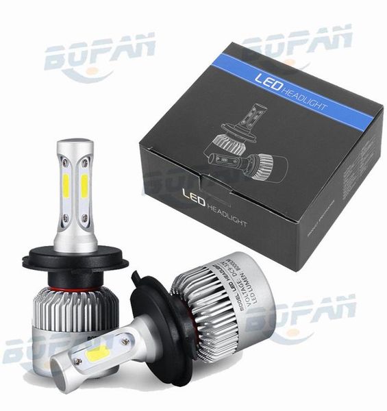 S2 Kit de faros LED para coche H4 H7 H11 9004 HB3 9007 HB4 H1 9012 H13 COB LED faro único HL cruce 8625543