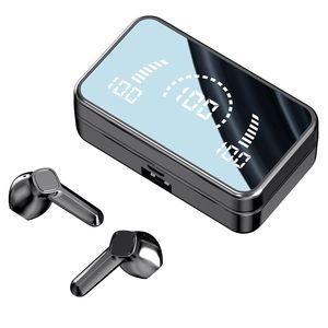 S20 miroir sans fil Bluetooth écouteur Sports de plein air casque 5.3 avec bac de charge affichage de l'alimentation contrôle tactile casque oreillette