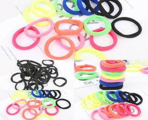 S2021Candy Seamls High Elastic Towel Étudiant Rope Rubber Band Color Ring Korean Hair Accsori3792749