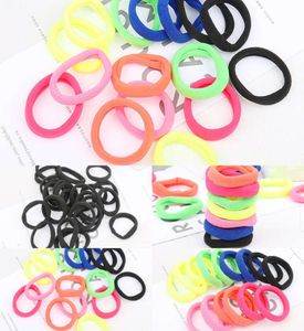 S2021Candy Seamls High Elastic Towel Étudiant Rope Rubber Band Color Ring Korean Hair Accsori2531467