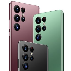 S22ultra 7.3 pouces 5G Écran de couleur Android Smartphone Color 2 + 16 Le capteur de gravité d'écran prend en charge plusieurs langues