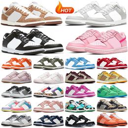 S23 Panda Classic Running Chaussures pour hommes Femmes Sneakers Triple Pink Grey Fog Orange Lobster Syracuse active Fuchsia Midnight Navy SB Dunks Low Outdoor Sports Trainers